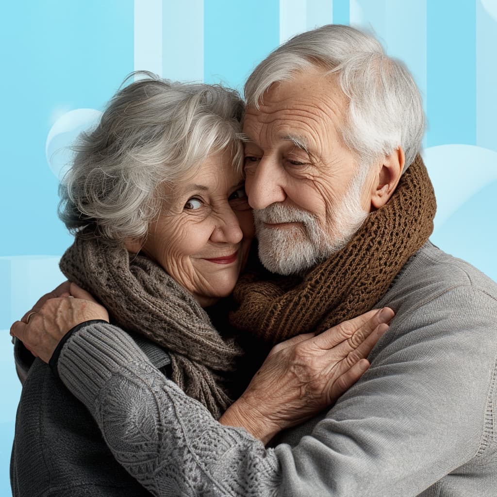 Caregiver assisting senior